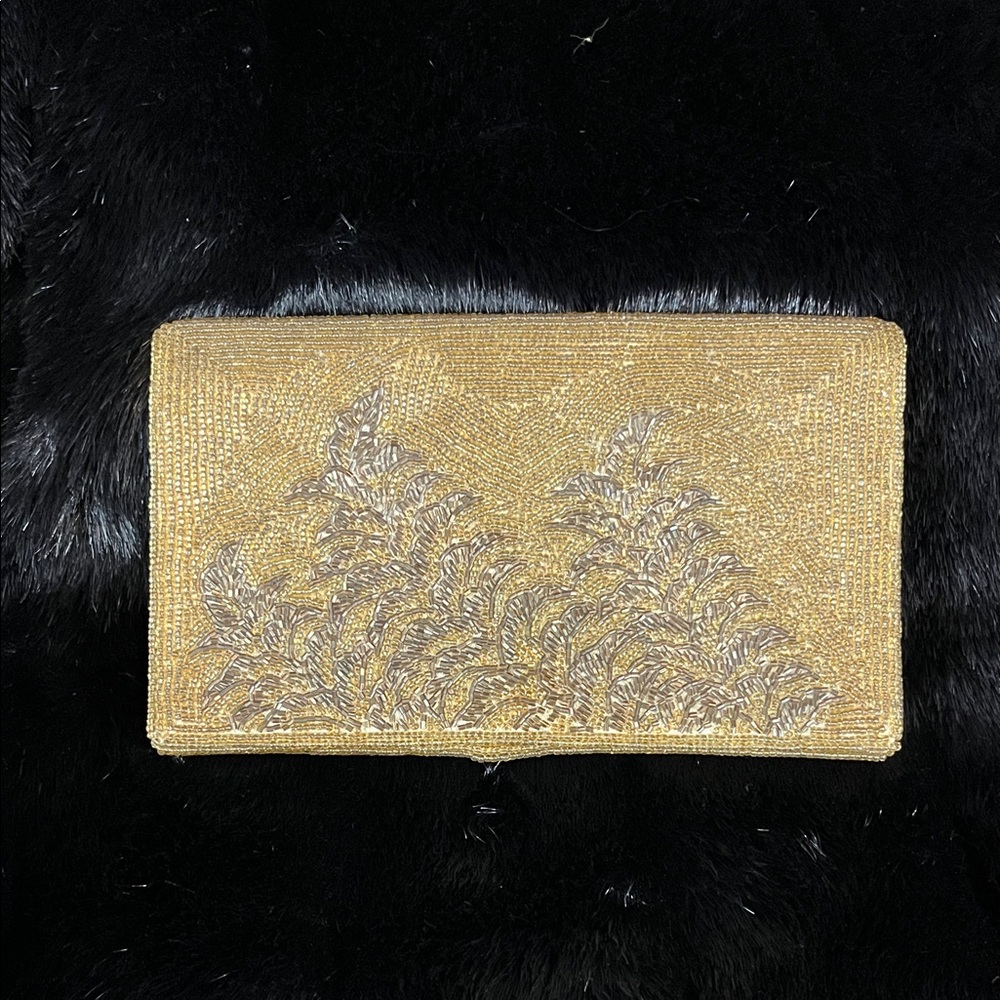 Vintage Gold Beaded Fuji Bag 1950’s